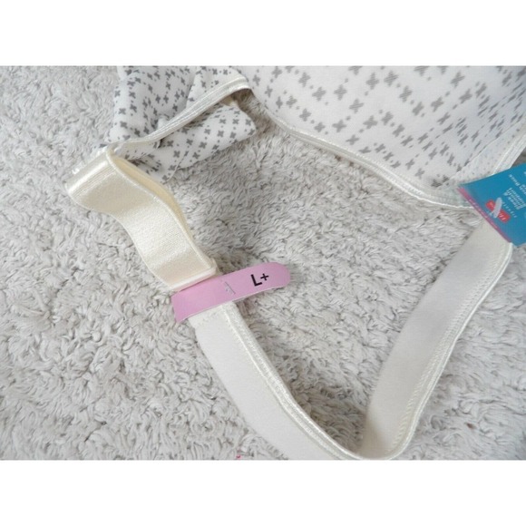 Hanes Womens White Signature SmoothTec 4 Way Stretch Convertible Strap Bra Sz L+ - Picture 5 of 6